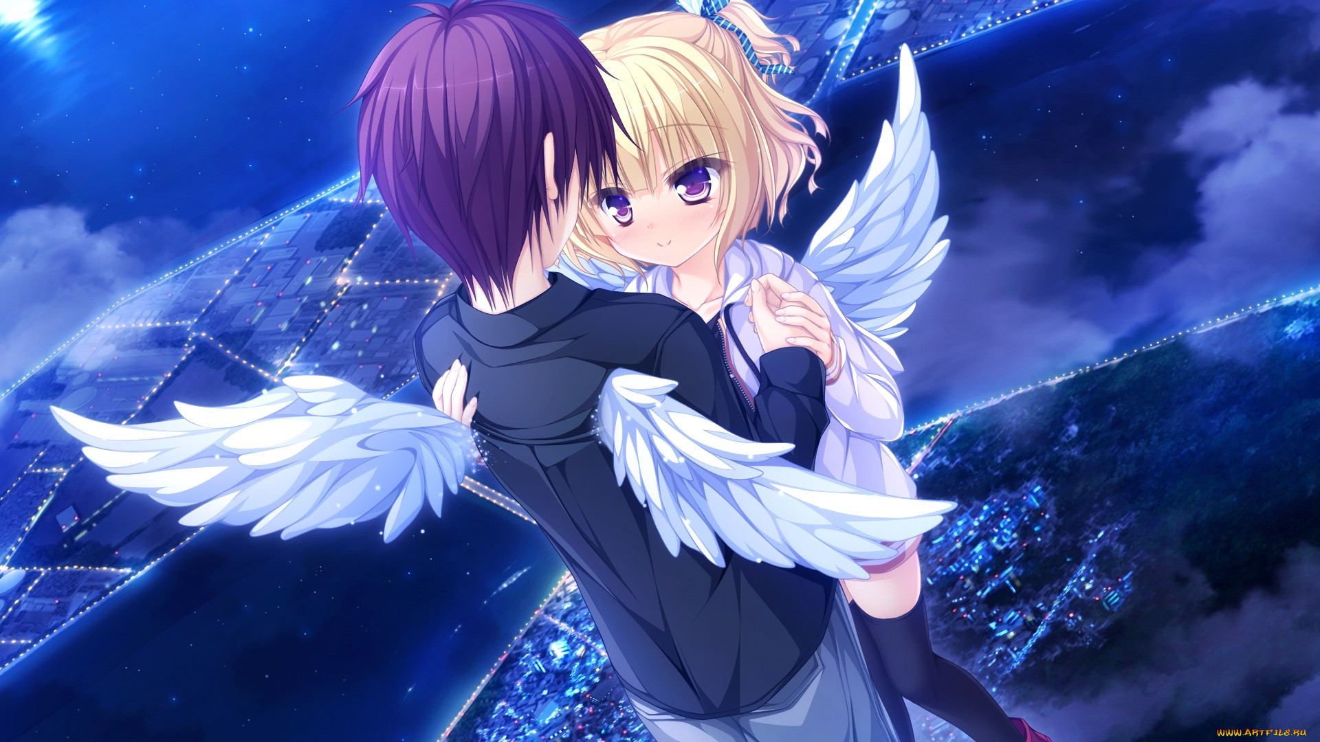 Аниме ангел и демон любовь